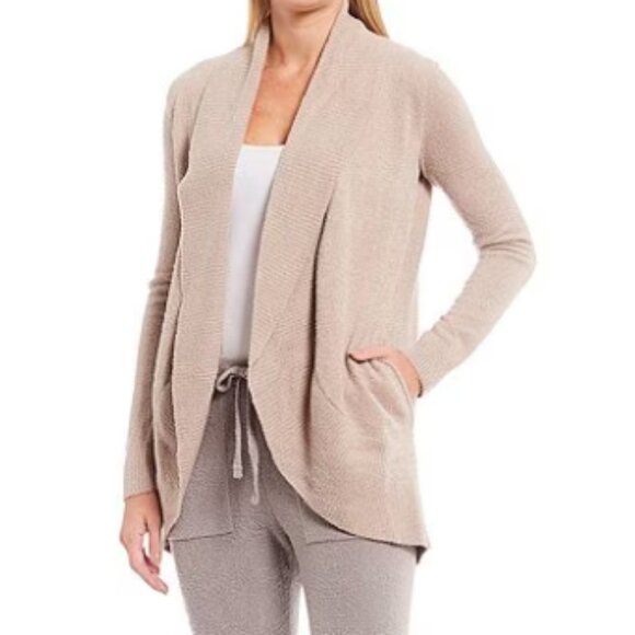 Barefoot Dreams Sweaters - Barefoot Dreams CozyChic Cardigan - Deep Taupe
